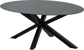 Lesli Living dining tuintafel crest 180x100x73cm zwart kopen?