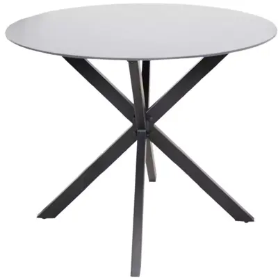 Lesli Living dining tuintafel crest 90x73cm zwart - afbeelding 4