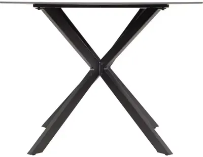 Lesli Living dining tuintafel crest 90x90x73cm zwart - afbeelding 2