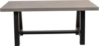 Lesli Living dining tuintafel toro 180x90x77cm zwart - afbeelding 2