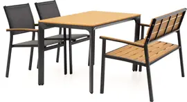 Lesli Living diningset arezzo 130 dining antraciet kopen?