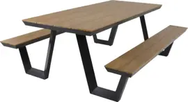 Lesli Living picknicktafel arezzo 200x145x75cm - afbeelding 1