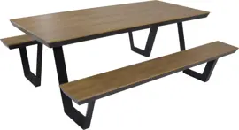 Lesli Living picknicktafel arezzo 200x145x75cm - afbeelding 2