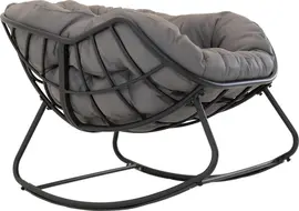 Lesli Living schommelstoel cozy zwart - afbeelding 2