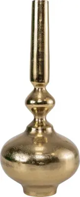 Lesli Living vaas metaal bolan 16.5x39cm goud