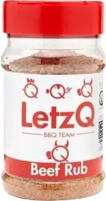 Letzq beef rub pot 350 gram