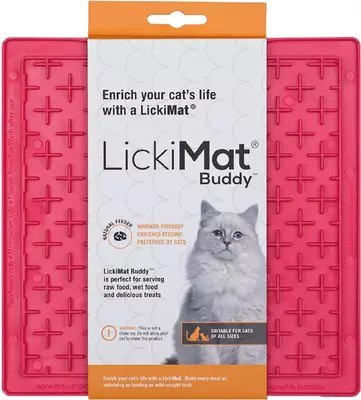 Licki Mat kat likmat Buddy roze, 20 cm - afbeelding 1