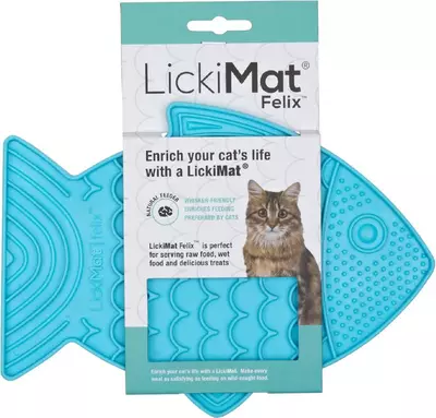 Licki Mat kat likmat Felix turquoise, 22 cm - afbeelding 1