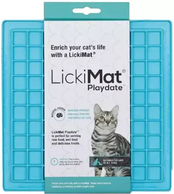 Licki Mat Likmat playdate kat turquoise 20cm