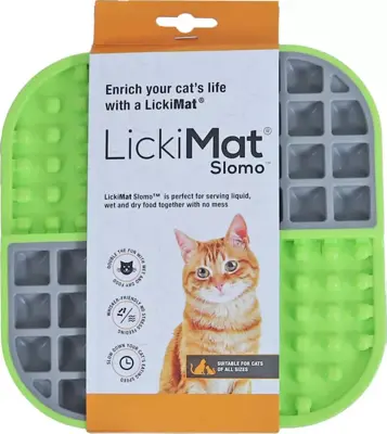 LickiMat kat likmat Slomo groen 20 cm