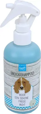 lief! vachtverzorging droogshampoo universeel, 250 ml