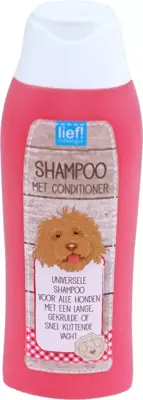 lief! vachtverzorging shampoo universeel langhaar, 300 ml - afbeelding 1