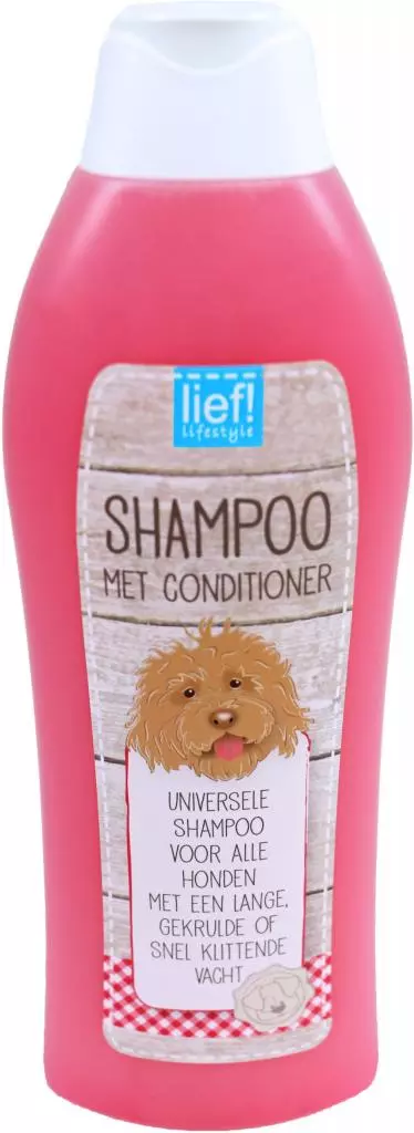 lief! vachtverzorging shampoo universeel langhaar, 750 ml