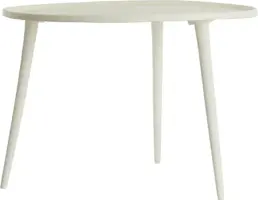 Light & Living bijzettafel aluminium babina 59x41cm crème  - afbeelding 1