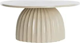 Light & Living bijzettafel aluminium veglia 70x33.5cm lichtbruin  - afbeelding 1