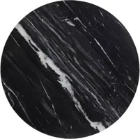 Light & Living bijzettafel metaal lomelo marmer 60x41cm zwart  - afbeelding 3