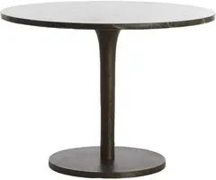Light & Living bijzettafel metaal pazo marmer 61x41cm bruin  - afbeelding 1