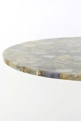 Light & Living bijzettafel metaal rickerd 48x53cm geel  - afbeelding 7