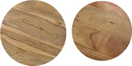 Light & Living bijzettafel set van 2 hout chakir hout - afbeelding 5