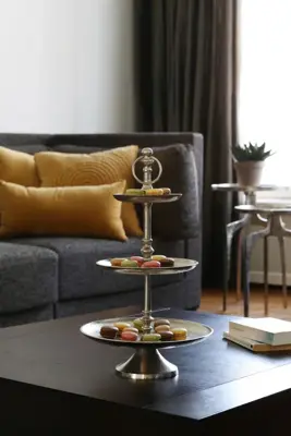 Light & Living etagere metaal odda 30x30x35cm nikkel - afbeelding 3