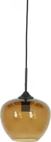 Light & Living Hanging lamp ø23x18 cm mayson black+glass brown kopen?