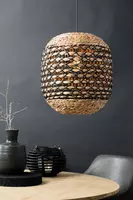 Light & Living Hanging lamp ø42x47 cm tripoli rattan natural+black - afbeelding 4