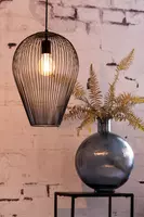 Light & Living hanglamp ø19x26 cm abby mat zwart - afbeelding 2