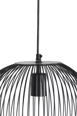 Light & Living hanglamp ø31x40 cm abby mat zwart - afbeelding 7