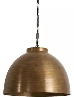 Light & Living hanglamp ø60x42 cm kylie ruw oud brons - afbeelding 2