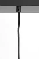 Light & Living hanglamp glas lekar drie-lichts smoke zwart 100x22x32cm zwart - afbeelding 2