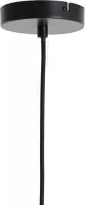 Light & Living hanglamp glas lekar smoke 21x37cm transparant - afbeelding 2