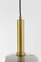 Light & Living hanglamp glas lekar smoke brons 22x52cm zwart - afbeelding 4