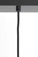 Light & Living hanglamp glas lekar smoke drie-lamps 100x22x32cm zwart, transparant - afbeelding 2