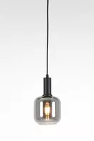 Light & Living hanglamp glas lekar smoke zwart 21x37cm zwart - afbeelding 7