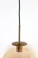 Light & Living hanglamp glas medina amber drie-lamps 120x30x30cm goud, transparant - afbeelding 3