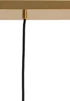 Light & Living hanglamp glas medina amber drie-lamps 120x30x30cm goud, transparant - afbeelding 4
