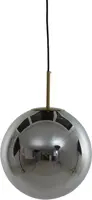 Light & Living hanglamp glas medina smoke 40x40cm transparant - afbeelding 1
