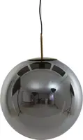 Light & Living hanglamp glas medina smoke 48x48cm transparant - afbeelding 1