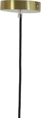 Light & Living hanglamp glas misty amber 45x48cm transparant - afbeelding 6
