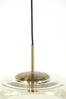 Light & Living hanglamp glas misty amber 45x48cm transparant - afbeelding 2