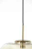 Light & Living hanglamp glas misty amber 45x48cm transparant - afbeelding 5