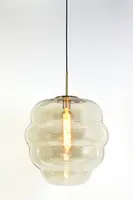 Light & Living hanglamp glas misty amber 45x48cm transparant - afbeelding 7