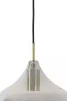 Light & Living hanglamp glas rakel smoke brons 27x29.5cm zwart - afbeelding 2