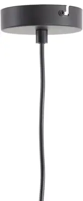 Light & Living hanglamp glas vancouver smoke 15x22cm transparant - afbeelding 2