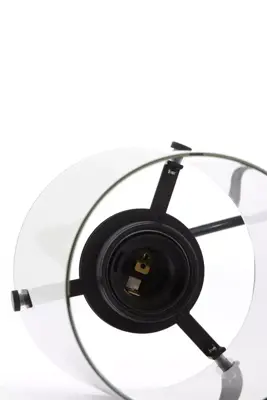 Light & Living hanglamp glas vancouver smoke 3-lamps 65x12x18.5cm zwart, transparant - afbeelding 4
