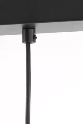 Light & Living hanglamp glas vancouver smoke 3-lamps 65x12x18.5cm zwart, transparant - afbeelding 6