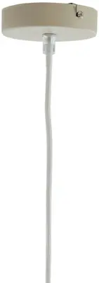 Light & Living hanglamp linnen, metaal  50x35cm naturel - afbeelding 4