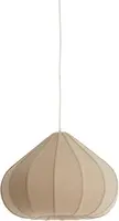 Light & Living hanglamp linnen, metaal  50x35cm naturel - afbeelding 1