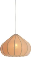 Light & Living hanglamp linnen, metaal  50x35cm naturel - afbeelding 2