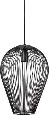 Light & Living hanglamp metaal abby 31x40cm zwart - afbeelding 1